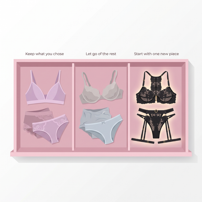 Why so many women start their new chapter in the lingerie drawer
